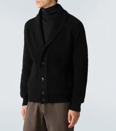 Zegna Waffle-knit cashmere-blend cardigan | Thumbnail 2 Zegna Waffle-knit cashmere-blend cardigan | Thumbnail 2