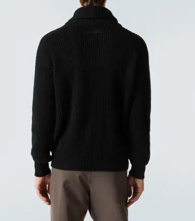 Zegna Waffle-knit cashmere-blend cardigan | Thumbnail 3 Zegna Waffle-knit cashmere-blend cardigan | Thumbnail 3