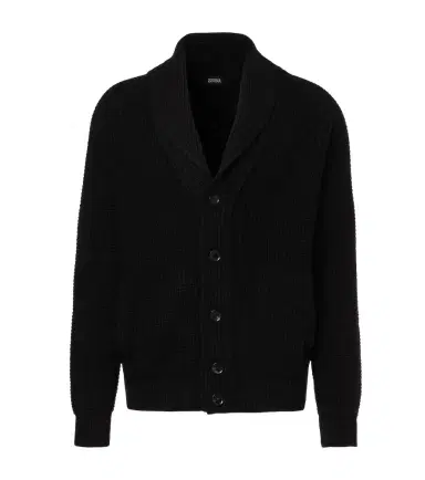 Zegna Waffle-knit cashmere-blend cardigan | Thumbnail 1 Zegna Waffle-knit cashmere-blend cardigan | Thumbnail 1