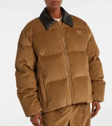 Miu Miu Cotton corduroy down jacket | Thumbnail 3 Miu Miu Cotton corduroy down jacket | Thumbnail 3