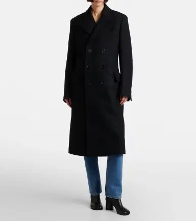 Maison Margiela Double-breasted virgin wool coat | Thumbnail 2 Maison Margiela Double-breasted virgin wool coat | Thumbnail 2