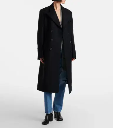Maison Margiela Double-breasted virgin wool coat | Thumbnail 3 Maison Margiela Double-breasted virgin wool coat | Thumbnail 3