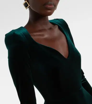 Galvan Vanitas velvet gown | Thumbnail 2 Galvan Vanitas velvet gown | Thumbnail 2