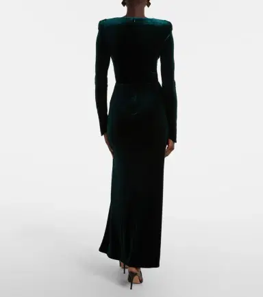 Galvan Vanitas velvet gown | Thumbnail 5 Galvan Vanitas velvet gown | Thumbnail 5