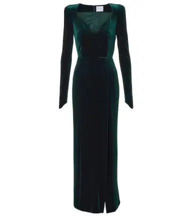 Galvan Vanitas velvet gown | Thumbnail 1 Galvan Vanitas velvet gown | Thumbnail 1