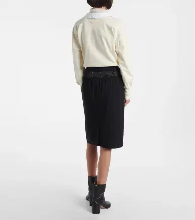 Maison Margiela Four Stitches pencil skirt | Thumbnail 3 Maison Margiela Four Stitches pencil skirt | Thumbnail 3