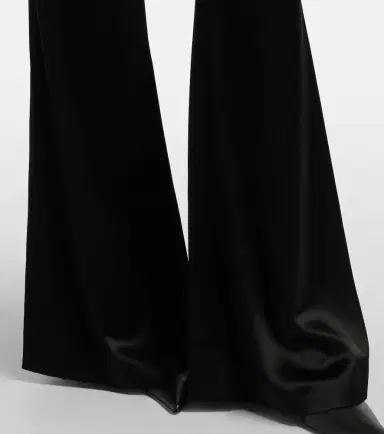 Galvan Julianne high-rise satin flared pants | Thumbnail 5 Galvan Julianne high-rise satin flared pants | Thumbnail 5