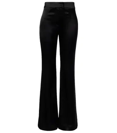 Galvan Julianne high-rise satin flared pants | Thumbnail 1 Galvan Julianne high-rise satin flared pants | Thumbnail 1