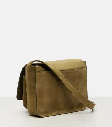 Saint Laurent Niki Cassandre suede shoulder bag | Thumbnail 2 Saint Laurent Niki Cassandre suede shoulder bag | Thumbnail 2