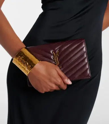 Saint Laurent Cassandre Envelope leather wallet on chain | Thumbnail 5 Saint Laurent Cassandre Envelope leather wallet on chain | Thumbnail 5