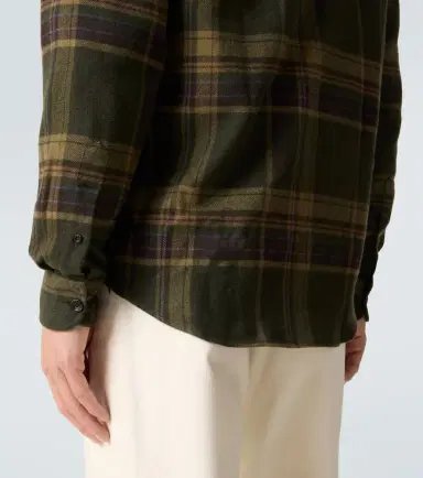 Ralph Lauren Purple Label Checked cashmere shirt | Thumbnail 4 Ralph Lauren Purple Label Checked cashmere shirt | Thumbnail 4