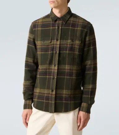 Ralph Lauren Purple Label Checked cashmere shirt | Thumbnail 5 Ralph Lauren Purple Label Checked cashmere shirt | Thumbnail 5