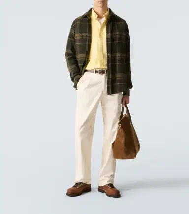 Ralph Lauren Purple Label Checked cashmere shirt | Thumbnail 6 Ralph Lauren Purple Label Checked cashmere shirt | Thumbnail 6