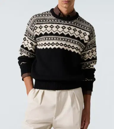 Ralph Lauren Purple Label Intarsia cashmere sweater | Thumbnail 2 Ralph Lauren Purple Label Intarsia cashmere sweater | Thumbnail 2