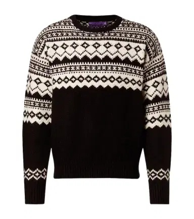 Ralph Lauren Purple Label Intarsia cashmere sweater | Thumbnail 1 Ralph Lauren Purple Label Intarsia cashmere sweater | Thumbnail 1