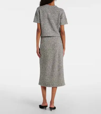 Tory Burch Cropped tweed top | Thumbnail 2 Tory Burch Cropped tweed top | Thumbnail 2