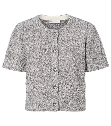 Tory Burch Cropped tweed top | Thumbnail 1 Tory Burch Cropped tweed top | Thumbnail 1