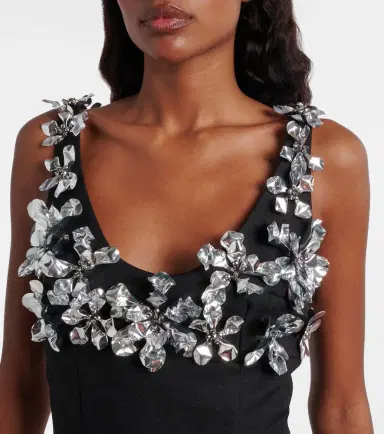 Emilia Wickstead Einna embellished crêpe minidress | Thumbnail 2 Emilia Wickstead Einna embellished crêpe minidress | Thumbnail 2