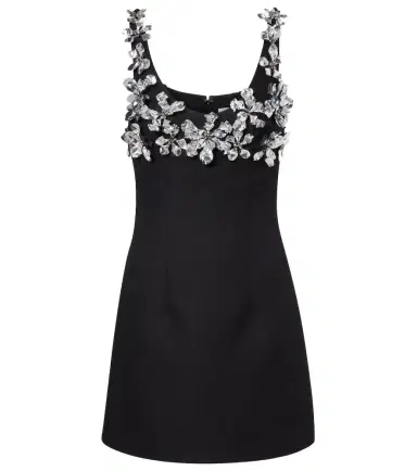 Emilia Wickstead Einna embellished crêpe minidress | Thumbnail 1 Emilia Wickstead Einna embellished crêpe minidress | Thumbnail 1