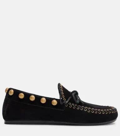 Isabel Marant Fitza studded suede loafers | Thumbnail 3 Isabel Marant Fitza studded suede loafers | Thumbnail 3