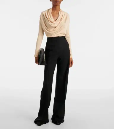 Tove Fina draped jersey top | Thumbnail 4 Tove Fina draped jersey top | Thumbnail 4