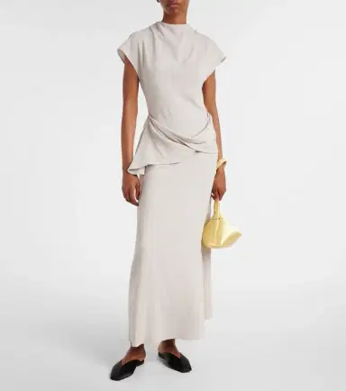 Tove Draped woven maxi dress | Thumbnail 4 Tove Draped woven maxi dress | Thumbnail 4