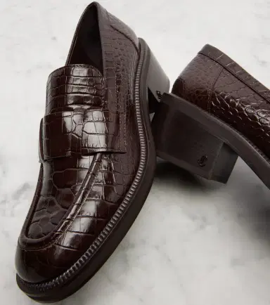 Jimmy Choo Tylor 60 croc-effect leather loafers | Thumbnail 3 Jimmy Choo Tylor 60 croc-effect leather loafers | Thumbnail 3