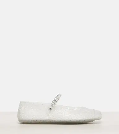 Jimmy Choo Jelly embellished PU Mary Jane flats | Thumbnail 2 Jimmy Choo Jelly embellished PU Mary Jane flats | Thumbnail 2