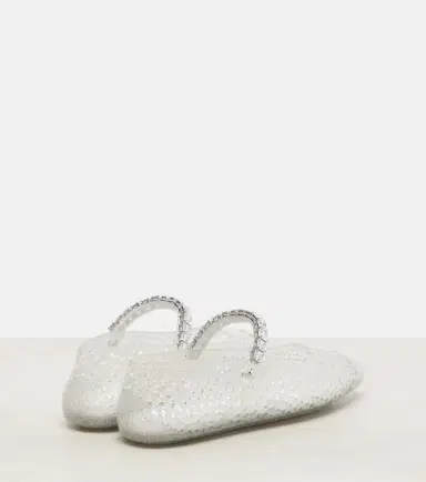 Jimmy Choo Jelly embellished PU Mary Jane flats | Thumbnail 3 Jimmy Choo Jelly embellished PU Mary Jane flats | Thumbnail 3