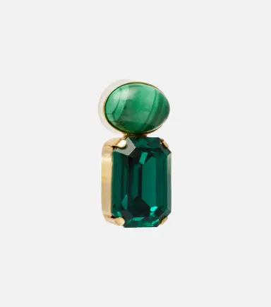 Jennifer Behr Elin crystal-embellished gold-plated earrings | Thumbnail 2 Jennifer Behr Elin crystal-embellished gold-plated earrings | Thumbnail 2