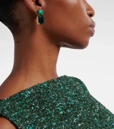 Jennifer Behr Elin crystal-embellished gold-plated earrings | Thumbnail 6 Jennifer Behr Elin crystal-embellished gold-plated earrings | Thumbnail 6