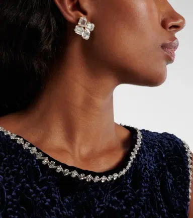 Jennifer Behr Piccolo embellished gold-plated earrings | Thumbnail 5 Jennifer Behr Piccolo embellished gold-plated earrings | Thumbnail 5