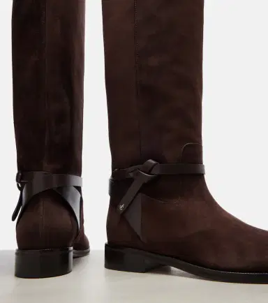 Jimmy Choo Lawton knotted suede knee-high boots | Thumbnail 2 Jimmy Choo Lawton knotted suede knee-high boots | Thumbnail 2