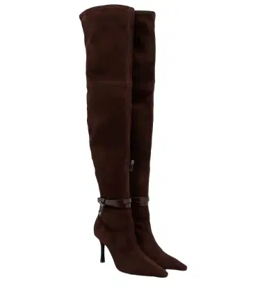 Jimmy Choo Camie 85 suede over-the-knee boots | Thumbnail 1 Jimmy Choo Camie 85 suede over-the-knee boots | Thumbnail 1