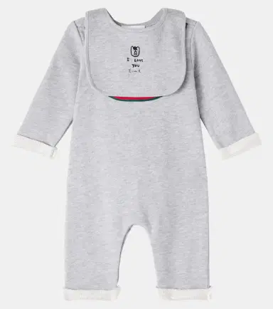 Gucci Kids x Euan Roberts Baby cotton jersey onesie and bib set | Thumbnail 5 Gucci Kids x Euan Roberts Baby cotton jersey onesie and bib set | Thumbnail 5