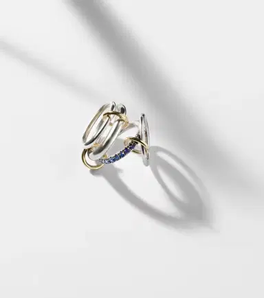 Spinelli Kilcollin Janssen SG 18kt gold and sterling silver ring with sapphires | Thumbnail 6 Spinelli Kilcollin Janssen SG 18kt gold and sterling silver ring with sapphires | Thumbnail 6
