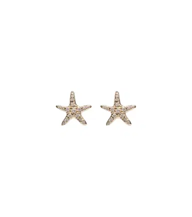 Sydney Evan Starfish 14kt gold earrings with diamonds | Thumbnail 1 Sydney Evan Starfish 14kt gold earrings with diamonds | Thumbnail 1