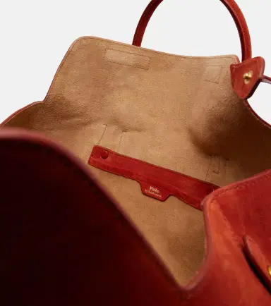 Polo Ralph Lauren Bellport Medium suede tote bag | Thumbnail 2 Polo Ralph Lauren Bellport Medium suede tote bag | Thumbnail 2