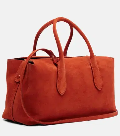 Polo Ralph Lauren Bellport Medium suede tote bag | Thumbnail 3 Polo Ralph Lauren Bellport Medium suede tote bag | Thumbnail 3