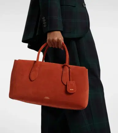 Polo Ralph Lauren Bellport Medium suede tote bag | Thumbnail 4 Polo Ralph Lauren Bellport Medium suede tote bag | Thumbnail 4