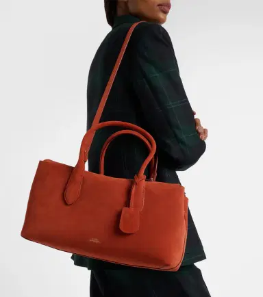 Polo Ralph Lauren Bellport Medium suede tote bag | Thumbnail 6 Polo Ralph Lauren Bellport Medium suede tote bag | Thumbnail 6