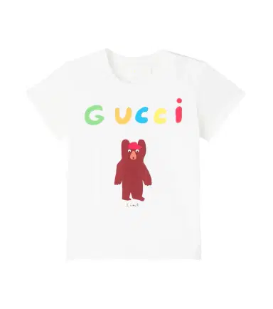 Gucci Kids x Euan Roberts Baby printed cotton T-shirt | Thumbnail 1 Gucci Kids x Euan Roberts Baby printed cotton T-shirt | Thumbnail 1