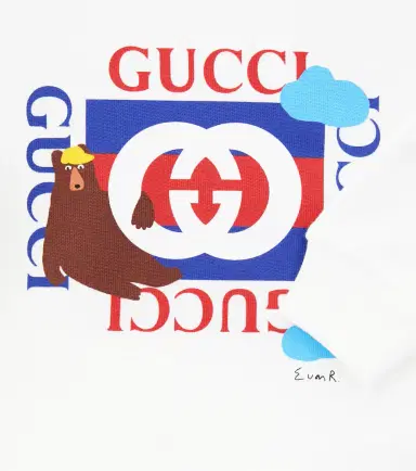 Gucci Kids x Euan Roberts baby cotton fleece sweatshirt | Thumbnail 2 Gucci Kids x Euan Roberts baby cotton fleece sweatshirt | Thumbnail 2