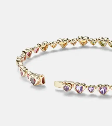Roxanne First Heart 2 Heart 14kt gold bracelet with gemstones | Thumbnail 2 Roxanne First Heart 2 Heart 14kt gold bracelet with gemstones | Thumbnail 2