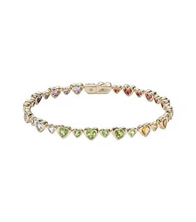 Roxanne First Heart 2 Heart 14kt gold bracelet with gemstones | Thumbnail 1 Roxanne First Heart 2 Heart 14kt gold bracelet with gemstones | Thumbnail 1