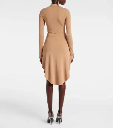 Courreges Courrèges Biker crêpe jersey minidress | Thumbnail 5 Courreges Courrèges Biker crêpe jersey minidress | Thumbnail 5