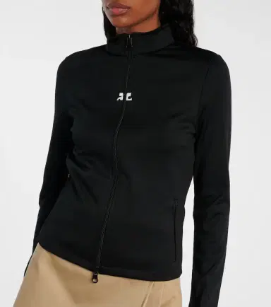 Courrèges Courrèges Interlock jersey track jacket | Thumbnail 4 Courrèges Courrèges Interlock jersey track jacket | Thumbnail 4