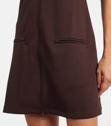 Courreges Courrèges Interlock jersey zip-up minidress | Thumbnail 3 Courreges Courrèges Interlock jersey zip-up minidress | Thumbnail 3