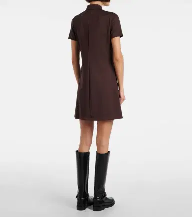 Courreges Courrèges Interlock jersey zip-up minidress | Thumbnail 4 Courreges Courrèges Interlock jersey zip-up minidress | Thumbnail 4