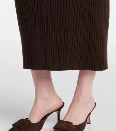 Jardin des Orangers Ribbed-knit cashmere maxi skirt | Thumbnail 3 Jardin des Orangers Ribbed-knit cashmere maxi skirt | Thumbnail 3